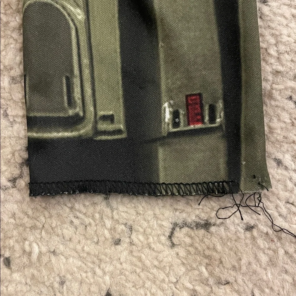 HALO Green and Black Sci-Fi Costume Suit
